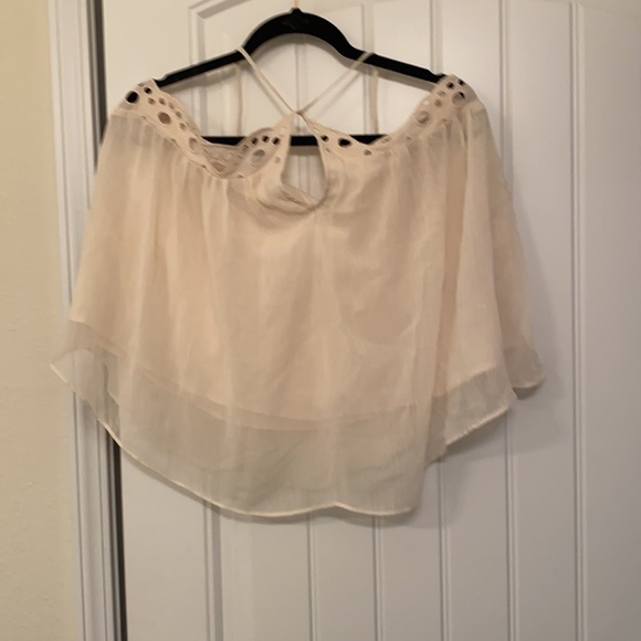 H &M Halter short cream top - Picture 3 of 4